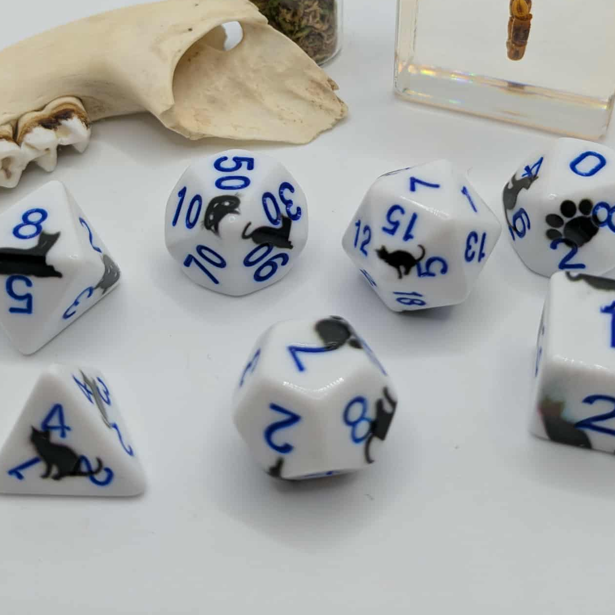 Little Black Cat Dice Set